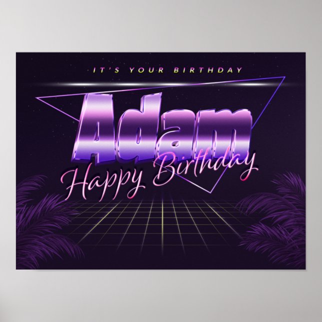 Poster Adam Name (Devant)