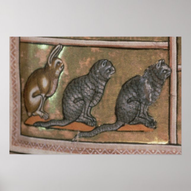 Poster Adam nommant les animaux, des Midlands du Nord (Devant)