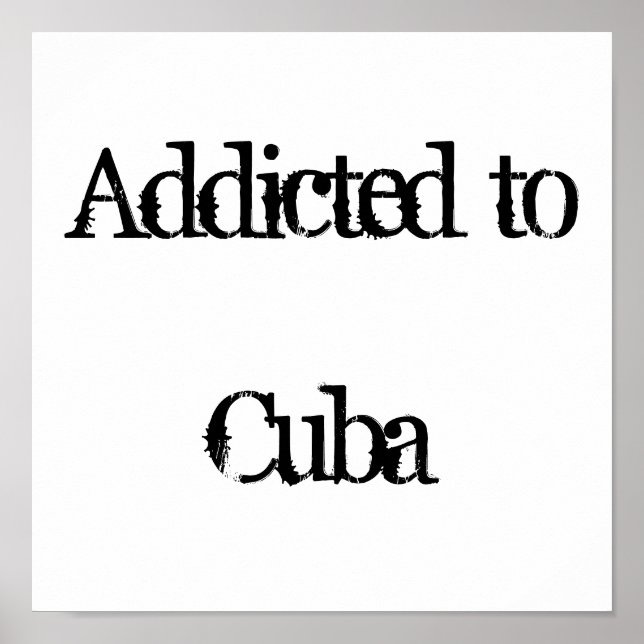 Poster Addicé à Cuba (Devant)