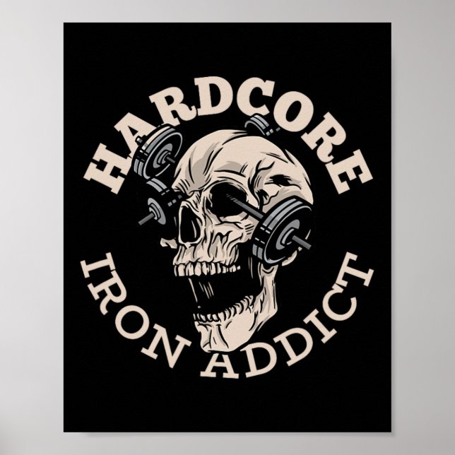 Poster Addict hardcore Iron (Devant)