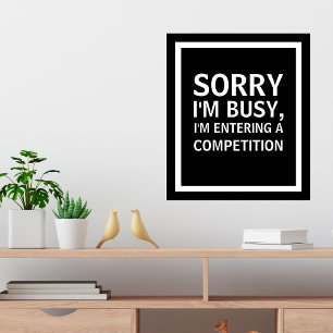Poster Addictionnaire de la concurrence entrant dans des 