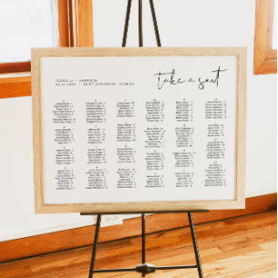 Poster ADELLA Moderne Mariage Alphabétique