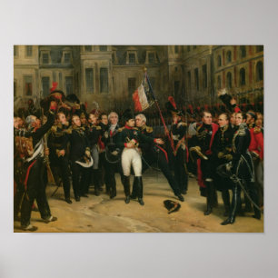 Poster Adieu de offre du napoléon I à l'impérial