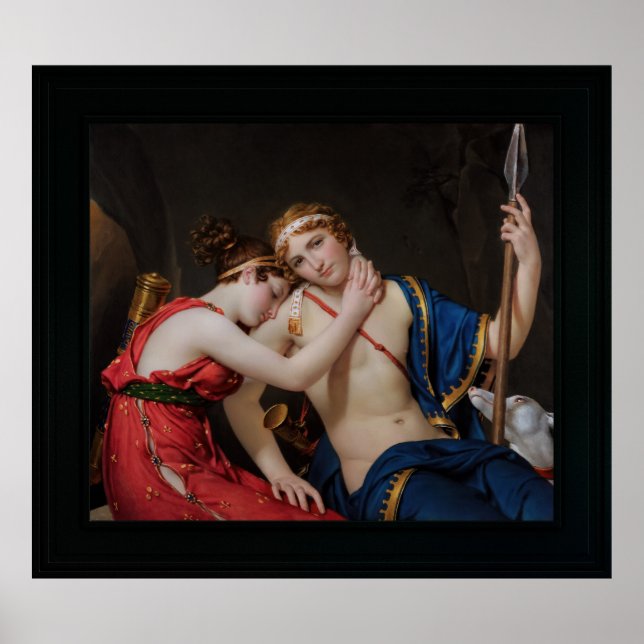 Poster Adieu de Telemachus et Eucharis (Devant)