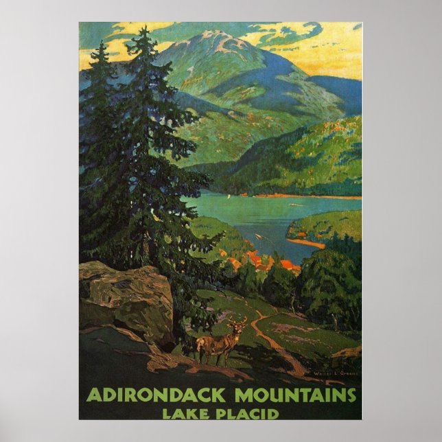 POSTER ADIRONDACK (Devant)