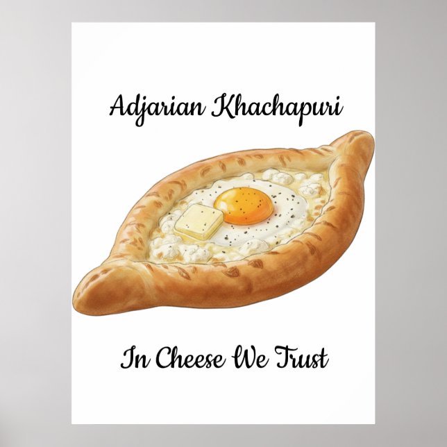 Poster Adjarian Khachapuri  (Devant)