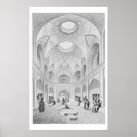 Adji Seid Hussein Bazaar, à Kashan, de 'Voyage