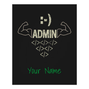 Poster Administrateur Administrateur IT Sysadmin Informat