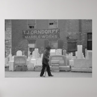 Poster Administration de la sécurité vintage