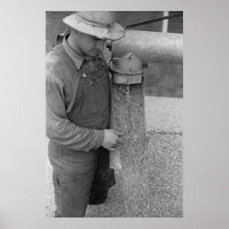 Poster Administration de la sécurité vintage