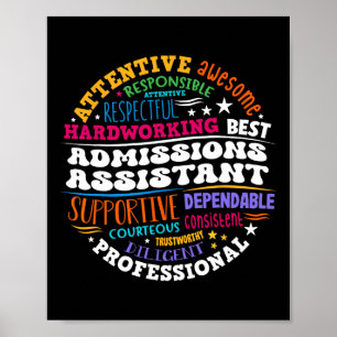 Poster Admissions Istant Squad Life Remerciement Enseigna