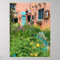 Adobe house Garden Nouveau Mexique Photo
