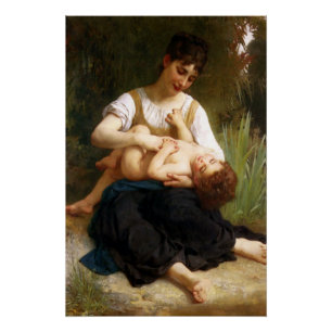 Poster Adolphus Child And Ado par William Bouguereau