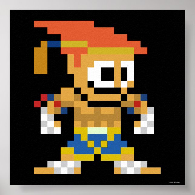 Poster Adon 8 bits (Devant)