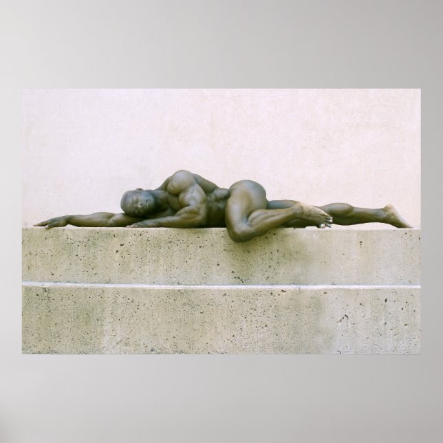 Poster, ADONIS SLEEPS- horizontal flip version Poster (Front)