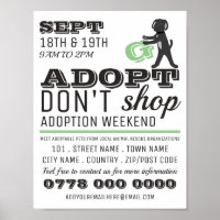 Adopt Don't Shop, Pet Adoption Evénement Publicité