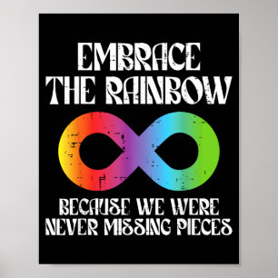 Poster Adopter la sensibilisation à l'infini de l'autisme