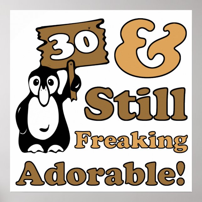 Poster Adorable 30e anniversaire (Devant)