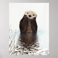 adorable animal de loutre moelleuse mignonne