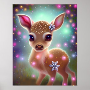 Poster adorable Fête de Noël