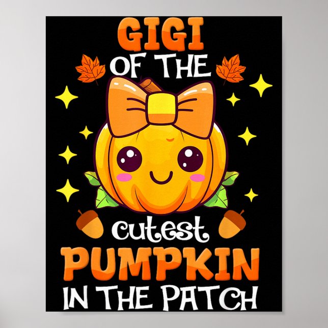 Poster Adorable Gigi Of The Cutest Pumpkin In The Patch  (Devant)