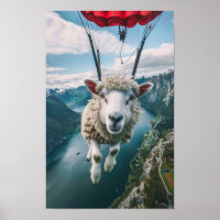 Adorable Parachutage des moutons : Go-Pro Pictu ré