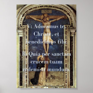 Poster Adoramus te Print