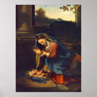 Poster 'Adoration de l'enfant'