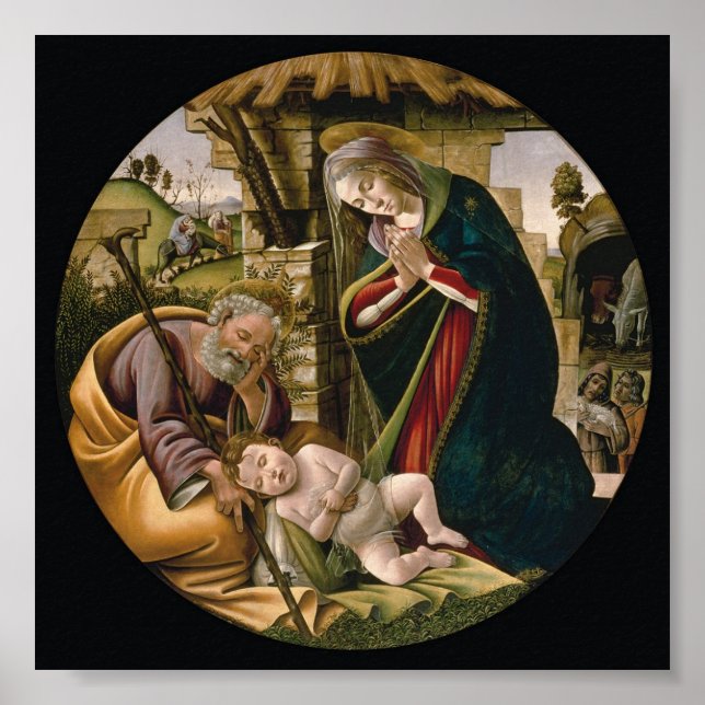 Poster Adoration de l'enfant Christ (Devant)