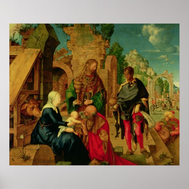 Poster Adoration des Mages, 1504 (Devant)