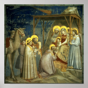 Poster Adoration des Mages, c.1305