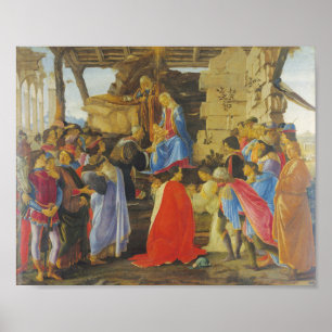 Poster Adoration des Mages par Sandro Botticelli 1475