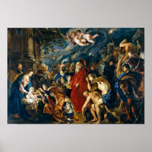 Poster Adoration des Mages   Peter Paul Rubens