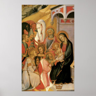 Poster Adoration des Magi, Bartolo Di Fredi