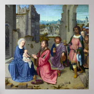 Poster Adoration des Rois - Gerard David - c1475