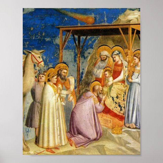 Poster Adoration Du Giotto Magi 1305 (Devant)
