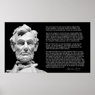 POSTER ADRESSE GETTYSBURG 1863