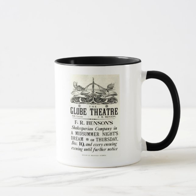 Poster advertising 'A Midsummer Night's Dream' Mug (Right)