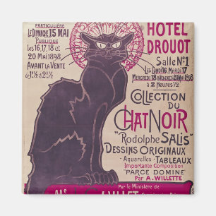 Poster advertising an exhibition magnet