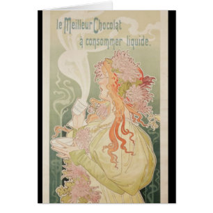 Poster advertising Cacao Van Houten Belgium