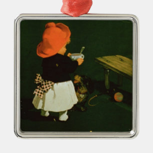 Poster advertising for 'Kathreiner's Malt Coffee' Metal Ornament