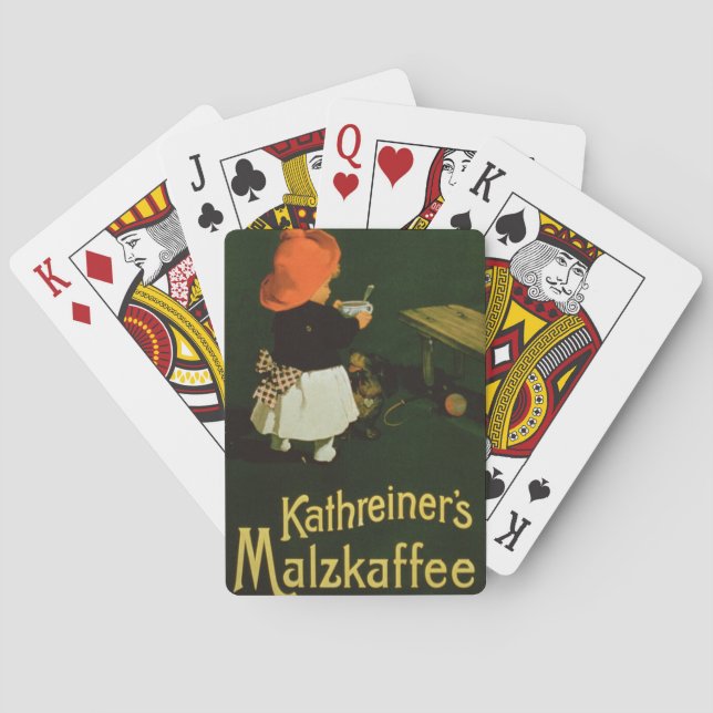 Poster advertising for 'Kathreiner's Malt Coffee' Playing Cards (Back)
