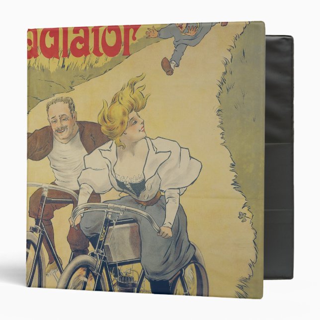 Poster advertising Gladiator bicycles Binder (Front/Inside)