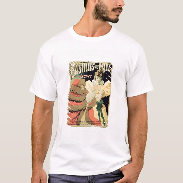 Poster advertising 'Honey Pastilles' by Prunet, Pa T-Shirt (Front)