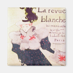 Poster advertising 'La Revue Blanche', 1895 Magnet