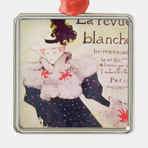 Poster advertising 'La Revue Blanche', 1895 Metal Ornament