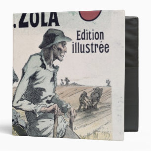 Poster advertising 'La Terre' by Emile Zola, 1889 Binder