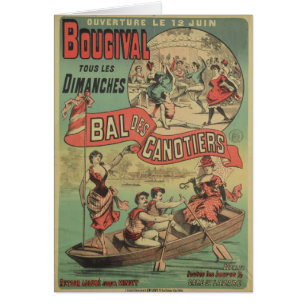 Poster advertising 'Le Bal des Canotiers'