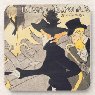 Poster advertising 'Le Divan Japonais', 1892 Coaster