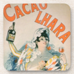 Poster advertising 'Lhara Creme de Cacao', Digon ( Coaster